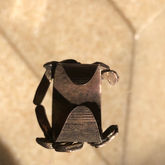 Vintage 1960’s Zodiac Horoscope Cancer Sign Crab unisex Metal Ring - Picture 10 of 16